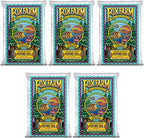 Foxfarm FX14000 Ocean Forest Indoor/Outdoor Garden Potting Soil Bags 6.3-6.8 pH, 1.5 Cubic Feet, 40 pounds for Plants (5 Pack)