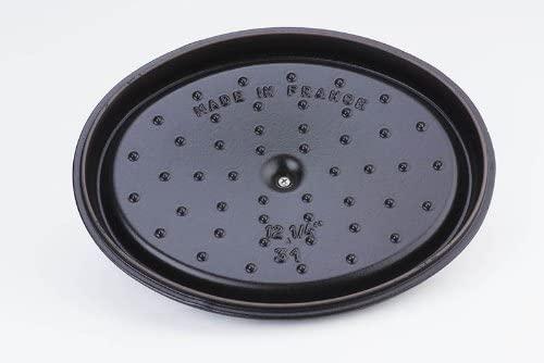 Staub Cast Iron 7-qt Round Cocotte - Dark Blue, Made in France