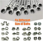Without Socket Wrench Mechanic Tool Set Tubing Ratchet Wrench Moving Head Ratchet Wrench Tools for Car Vehicle Auto Replacement Parts Hand Tool Manual Car (Color : Fixed Head 12 pcs)