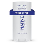 Native Deodorant | Natural Deodorant for Women and Men, Aluminum Free with Baking Soda, Probiotics, Coconut Oil and Shea Butter | Unscented