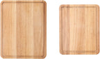 KitchenAid Classic Wood Cutting Board Set, Set of 2, Natural