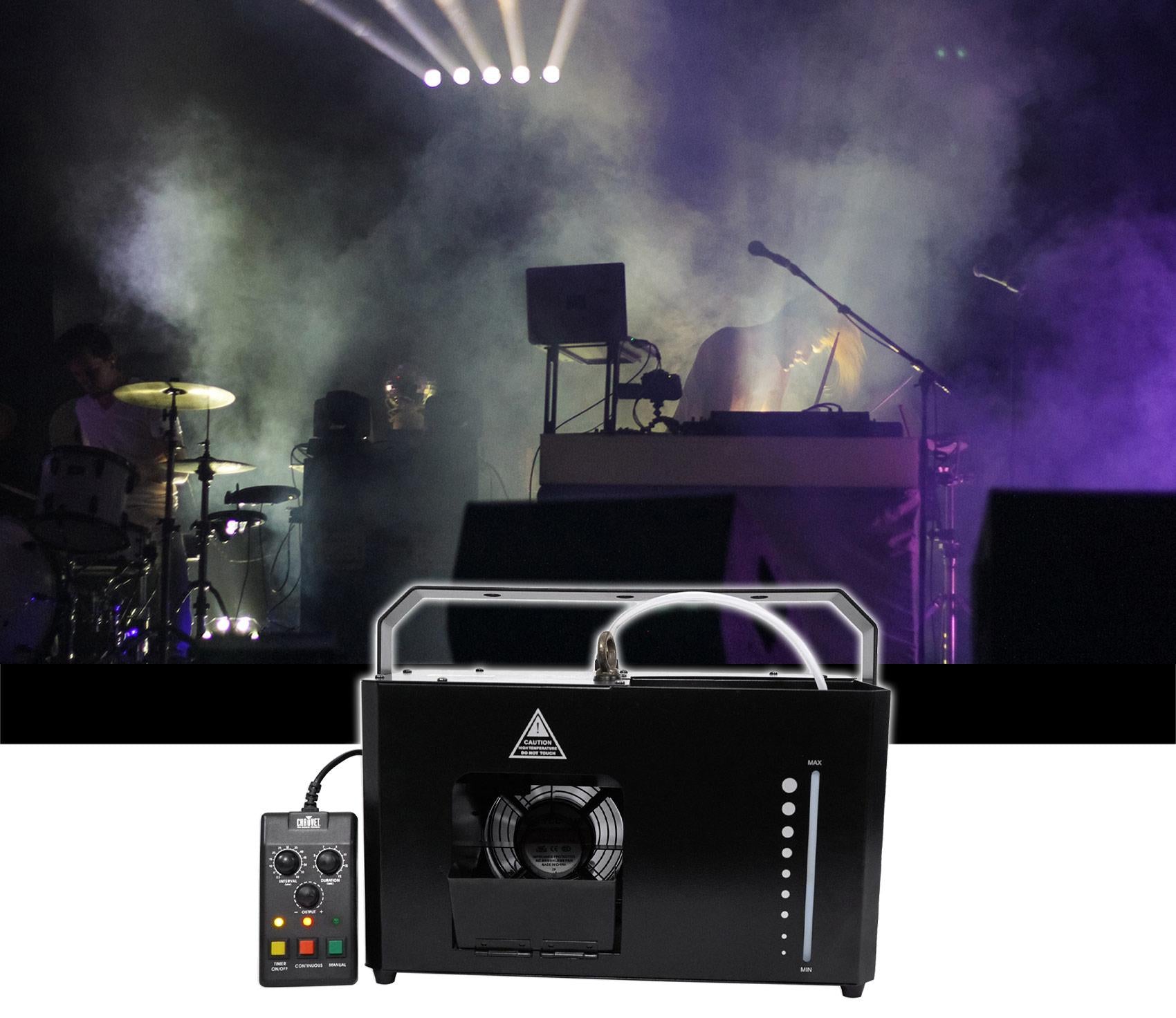 Chauvet Hurricane Haze 4D DMX Hazer Machine w/ Remote+Timer+(3) Gallons Fluid