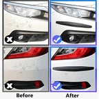2PCS Universal Anti-Collision Protector, Rubber Car Front And Rear Corner Bumper Guard Lip Anti-Scratch Strips Sticker Car Product Accessories