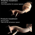 M18x1.5 Car Oxygen Sensor Adapter Auto Vehicle CEL MIL Fix Check Extender