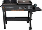 Griddle and Charcoal Grill Combo Flat Top Gas Hibachi Station BBQ NEW
