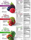 Juice Plus+® 4 Month Supply - Garden, Orchard and Vineyard Blend - 6 Bottles of 120 Capsules