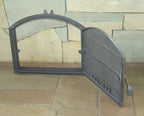 Cast Iron pizza oven door with thermometer | bread oven doors | 485x410mm
