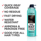 L'Oreal Paris Magic Root Cover Up Gray Concealer Spray Light Brown 2 oz.(Packaging May Vary)