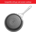 ZWILLING Motion Nonstick Hard-Anodized 10-Piece Cookware Set in Grey, Dutch Oven, Fry pan, Saucepan
