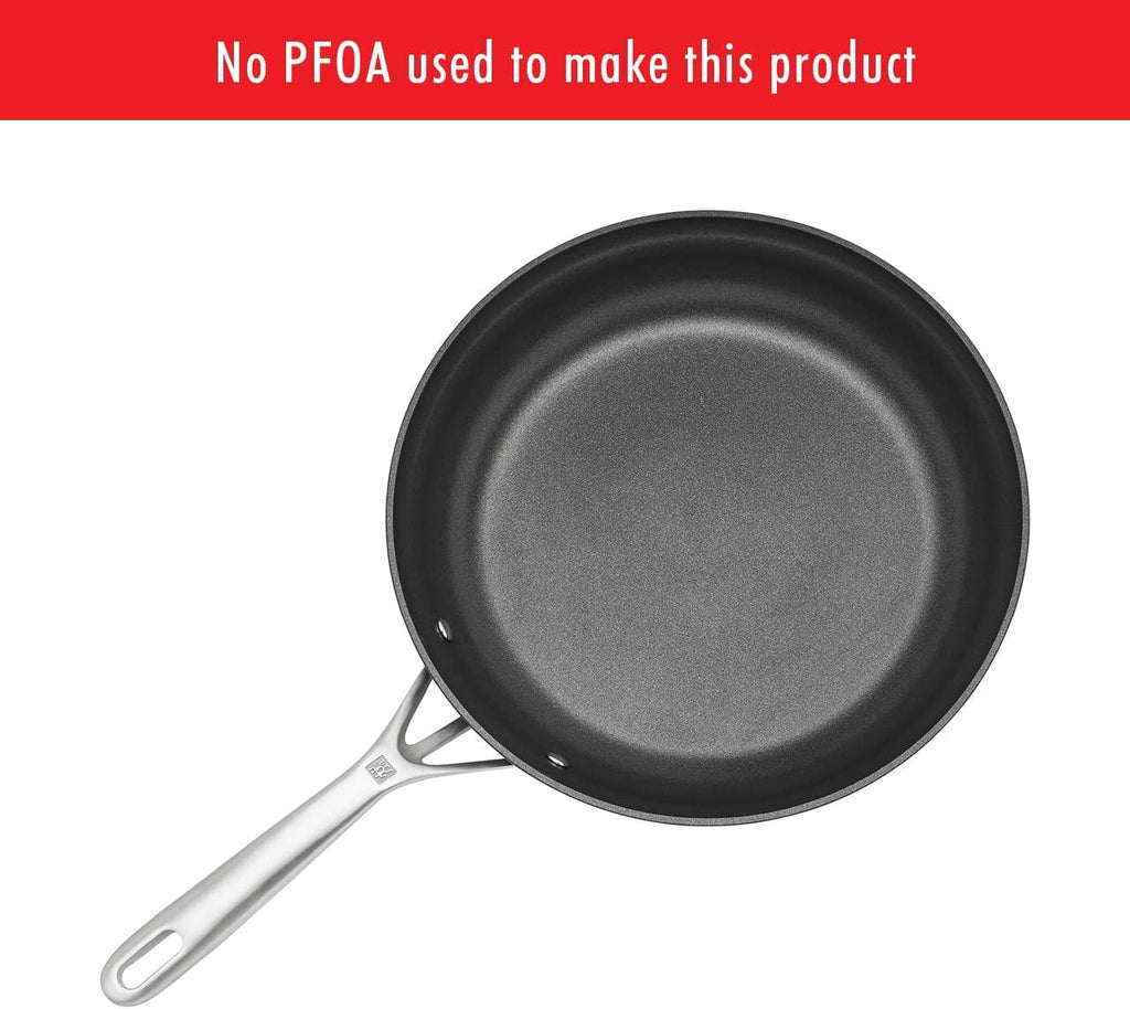 ZWILLING Motion Nonstick Hard-Anodized 10-Piece Cookware Set in Grey, Dutch Oven, Fry pan, Saucepan