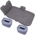 FlocCar Inflatable Bed, Car Supplies Sleeping Mattress, Rear Seat Cushion in Rear Seat of Car SUV, Air Cushion Travel Bed (Color : Gray)
