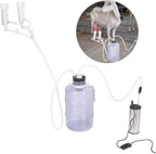 MilMachine, 5L Electric MilKit with Vacuum-Pulse Pump, Easy Handling and Mobility, Portable MilMachine for Goat Sheep(Goat US Plug)