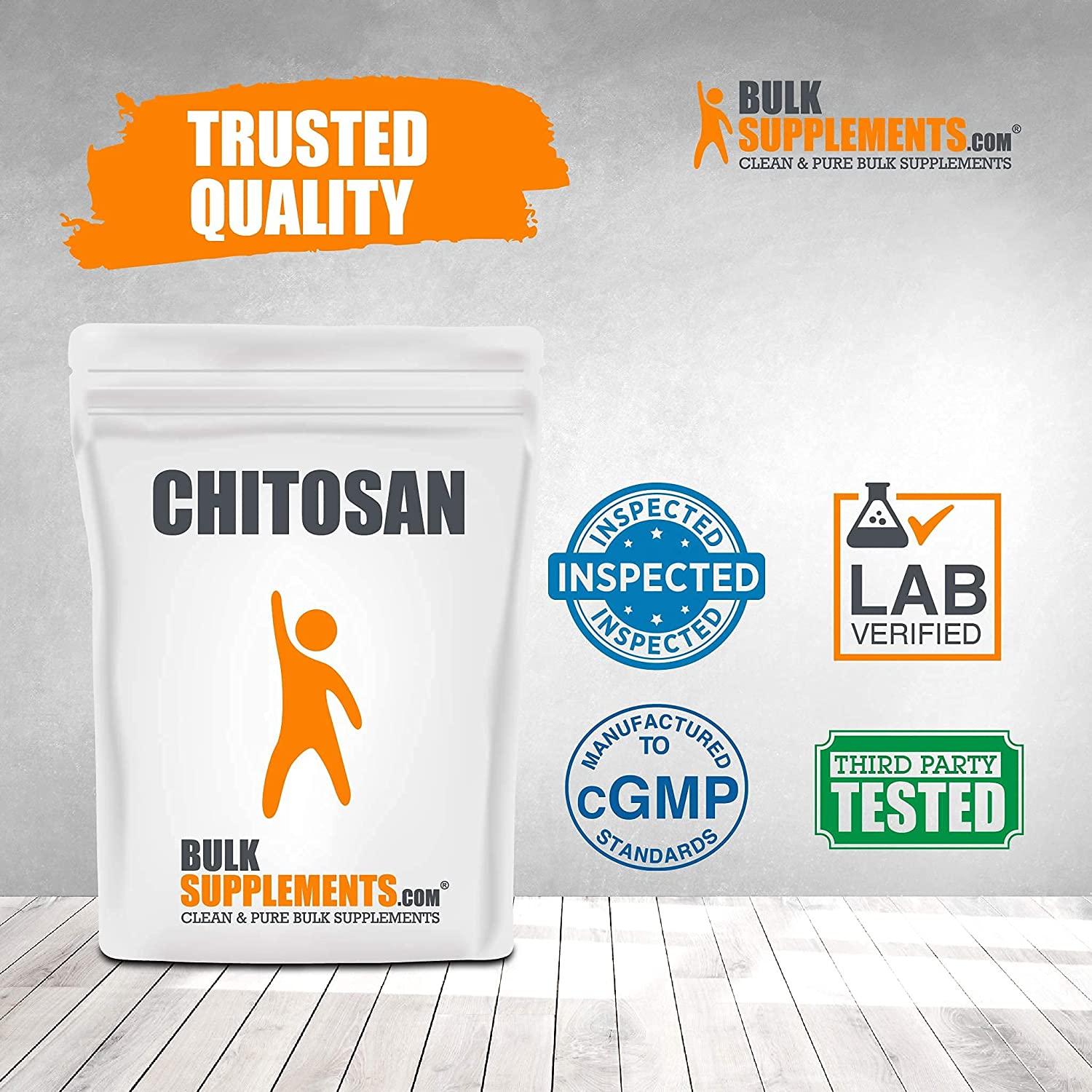 BulkSupplements.com Chitosan Powder - Carb Blocker - Kidney Support - Cholesterol Supplements - Kidney Support Supplement (5 Kilograms - 11 lbs)