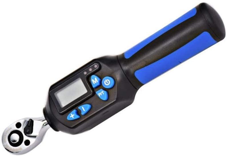 Hardware Tools Practical Household Miniskirt Digtal Torque Wrench Electronic 1/4DR 1.5-100nm Torque Wrench Measuring Hand Tools (Size : 2)