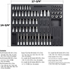 Power 949010 Hex/Torx/Specialty Bit Socket Set, 64 Piece