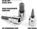 Power 949010 Hex/Torx/Specialty Bit Socket Set, 64 Piece