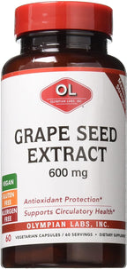 Olympian Labs Grape Seed, 60 Count (Pack of 12)