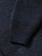 mens knitted zip front casual drawstring hooded cardigans with pocket