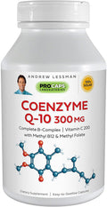 Andrew Lessman Coenzyme Q-10 300 mg 240 Capsules – Essential for Energy Production and Optimum Key Organ Function, Anti-Oxidant Support, Depleted by Aging, Plus B-Complex. Easy to Swallow Capsules