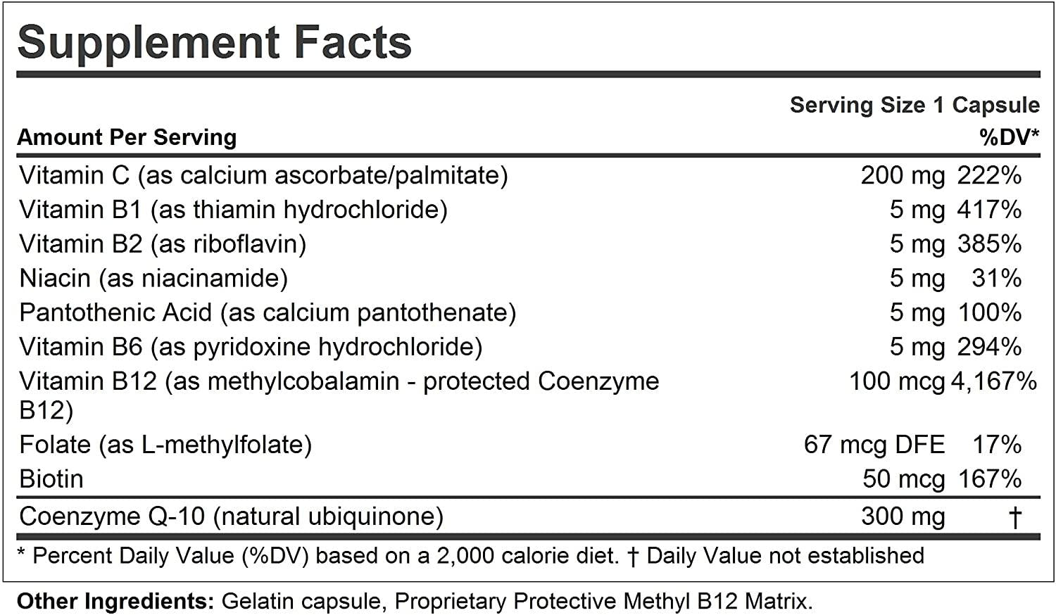 Andrew Lessman Coenzyme Q-10 300 mg 240 Capsules – Essential for Energy Production and Optimum Key Organ Function, Anti-Oxidant Support, Depleted by Aging, Plus B-Complex. Easy to Swallow Capsules