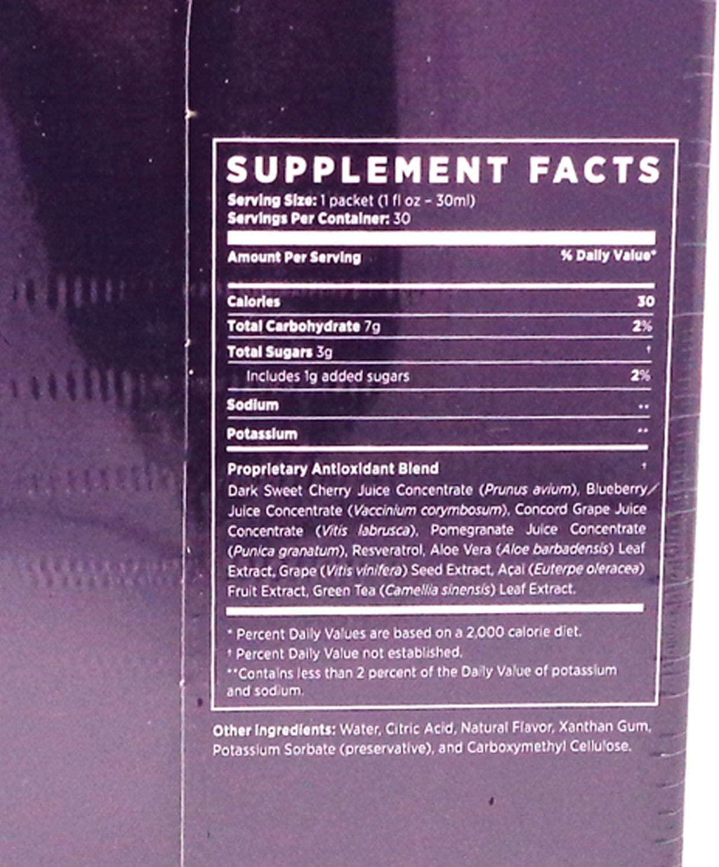 Jeunesse Global Reserve Antioxidant Fruit Blend Nutritional Supplement, (30ml) 30 Packets per Box (Pack of 3)