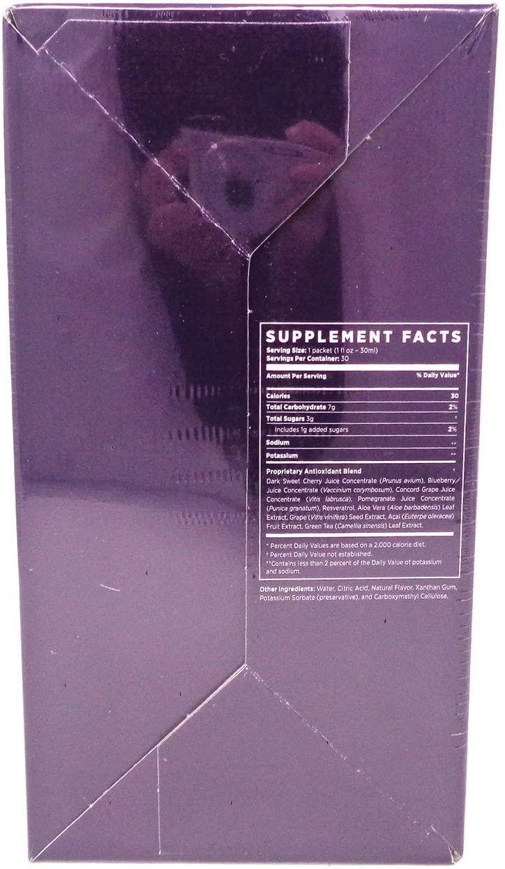Jeunesse Global Reserve Antioxidant Fruit Blend Nutritional Supplement, (30ml) 30 Packets per Box (Pack of 3)