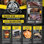 Silver Star 3 Series Digital Electric Vertical Smoker 100 to 400 F New