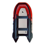 ALEKO Inflatable Boat with Air Deck Floor - 10.5 Ft - Black and Red