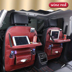 1pc Car Back Seat Organizers, StoraPockets Kick Mats Car Back Seat Protectors Tissue Boxcup Holder Laptop Table Car Eating Tray For ParOnly