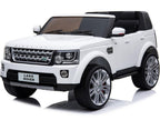 Land Rover Discovery 12v Kids Battery Powered Car 2 Seater White (2.4ghz RC)