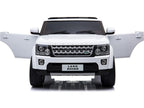 Land Rover Discovery 12v Kids Battery Powered Car 2 Seater White (2.4ghz RC)