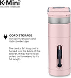 Keurig K-Mini Single Serve K-Cup Pod Coffee Maker, Dusty Rose