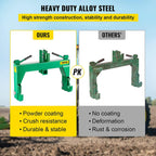 3-Point  Hitch, 3000 LBS Lifting Capacity Tractor  Hitch, 27.5" Between Lower Arms Attachments  Hitch, No Welding & 5 Level Adjustable Bolt, Adaptation to Category 1 & 2 Tractors