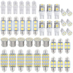 42PCS Xenon White SMD LED Bulb - 6000K Interior Light Bulbs for Cars, RVs &amp; Trunks - T10 Reading Light