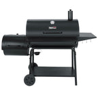 Charcoal Grill Barrel BBQ Smoker Combo Heavy Duty Steel Outdoor Party 1189 sq in