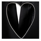 back heart black coat