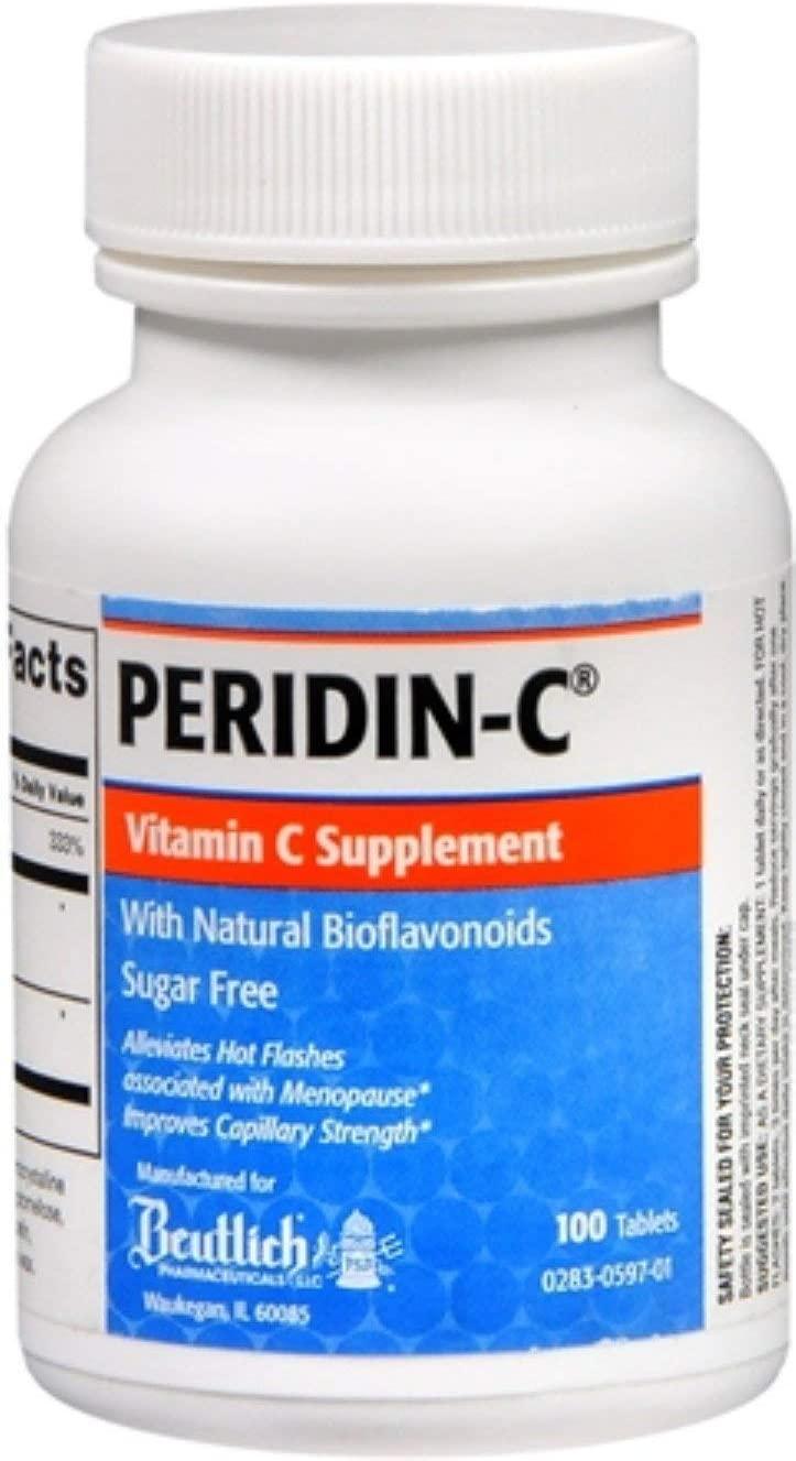 Peridin-C Vitamin C Tablets 100 Tablets (Pack of 10)