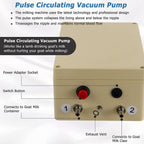Goat MilMachine 3L, Automatic Pulsation Vacuum Pump Milker, Portable Pulse Electric Milker with Vacuum Pump & Portable  Bucket for Goats（US Plug） (3L Goat)
