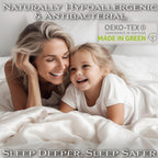 Lunar - Organic Bamboo from Viscose Duvet Cover - 400 Thread Count, Eight Corner Ties, Breathable &amp; Soft as Silk- Ideal Bamboo Duvet Cover for Hot Sleepers
