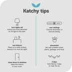 Katchy Automatic Indoor Insect Trap - Self-Activating Killer for Mosquitos, Gnats, Moths, Fruit Flies - Non-Zapper Traps for Inside Your Home - Catch Insects with Suction, Bug Light &amp; Sticky Glue