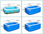 settencas Inflatable Swimming Pool Summer Outdoor Children's Paddling Pool Thick Inflatable Swimming Pool