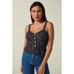 floral crop top
