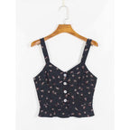 floral crop top