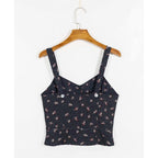floral crop top