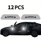 Boost Your Car's Safety &amp; Visibility With 4PCS Reflective Stickers!