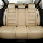 5-seat All-inclusive Car Seat Cover PU Leather Four Seasons Universal Car Seat Protector Compatible With Five-seat Car Pickup Truck SUV Off-road