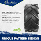 MaxAuto 2PCS 23x10.50-12 AG Tires for Garden Tractor Lawn Riding 6ply Rated