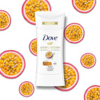 Dove Advanced Care Deodorant Passion Fruit + Lemongrass 4 Count for 48-Hour Sweat and Odor Protection Non-Irritating Antiperspirant with 0% Alcohol 2.6 oz