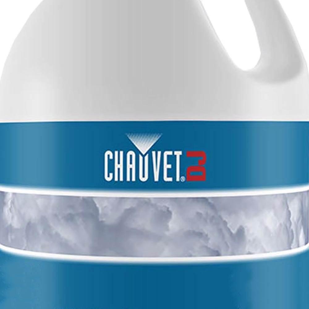CHAUVET DJ Hurricane 1200 Fog Machine (2 Pack) + Fog Smoke Juice Fluid (2 Pack)