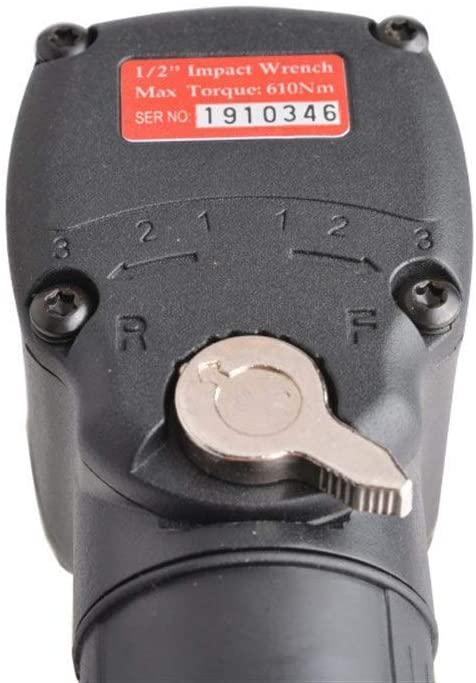 JF-XUAN Portable Practica Pneumatic Pneumatic Short Shaft Wrench, 1/2 Inch Long Handle Wind Wrench, 610Nm Positive And Negative Wrench Socket Wrench Hand Tools Industrial Pneumatic Riveted Nut